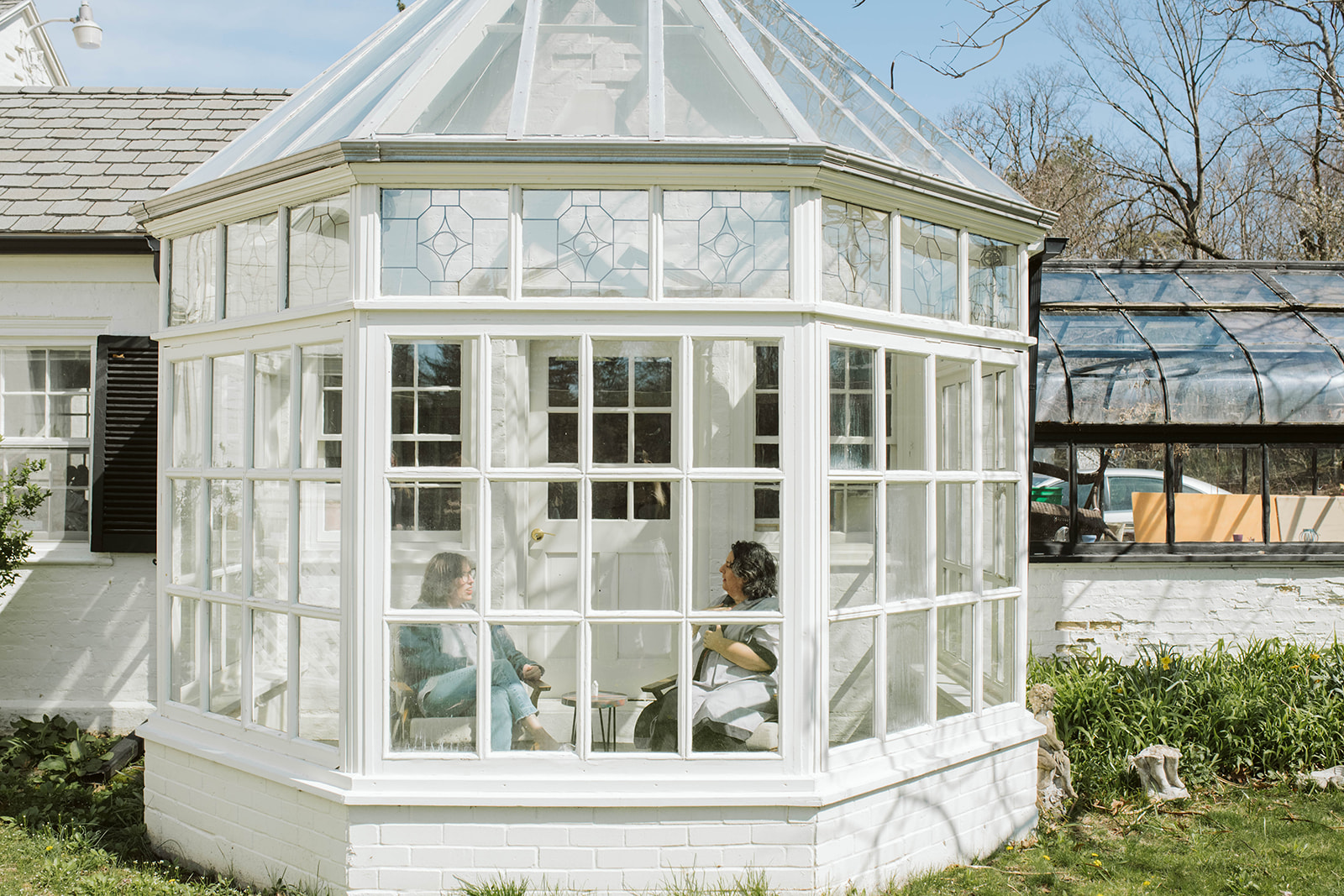 A session in the conservatory