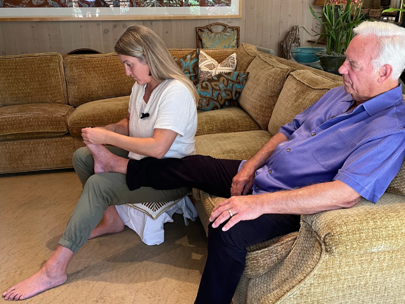 The session in Jack's home