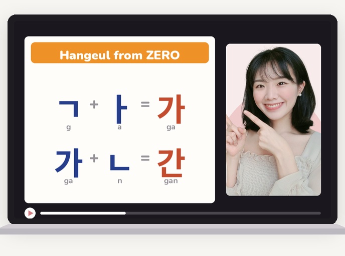 Hangeul from ZERO classroom