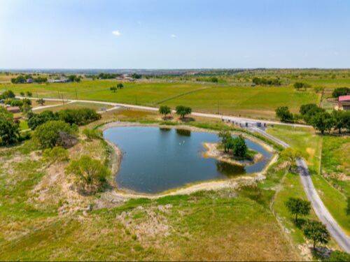 Aerial view of the ranch property on Stacy Lane