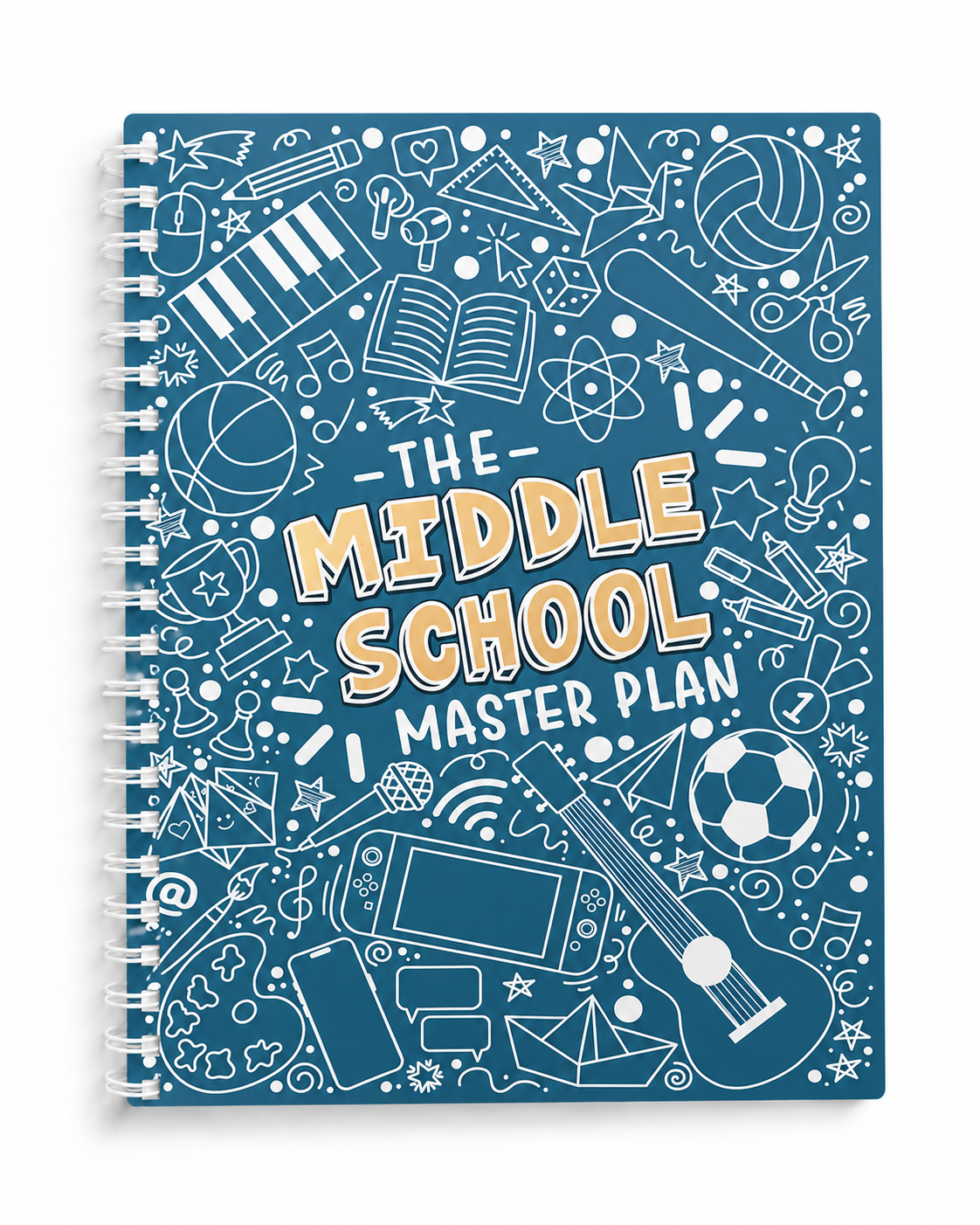 Teal doodle cover