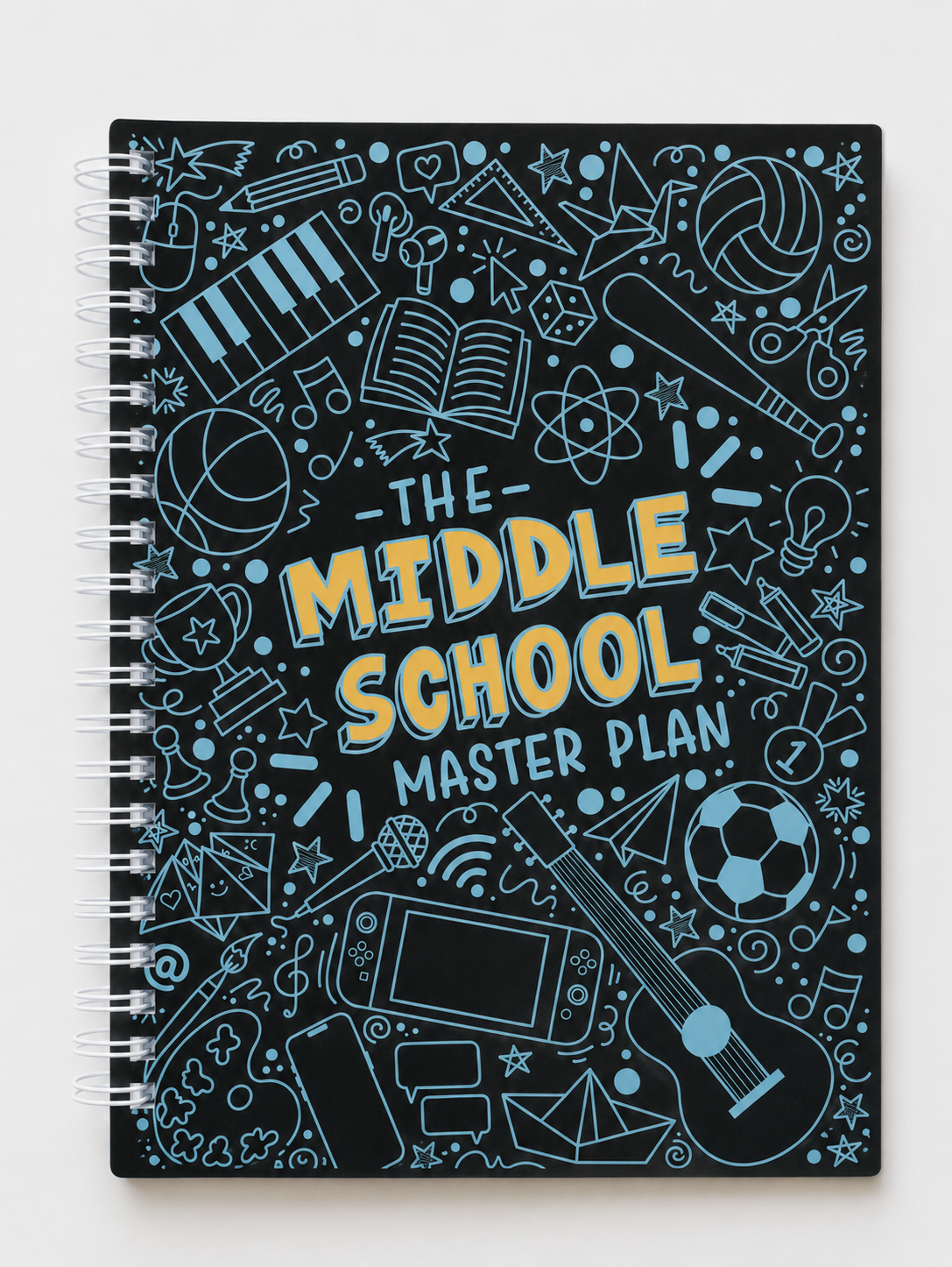 Black doodle cover