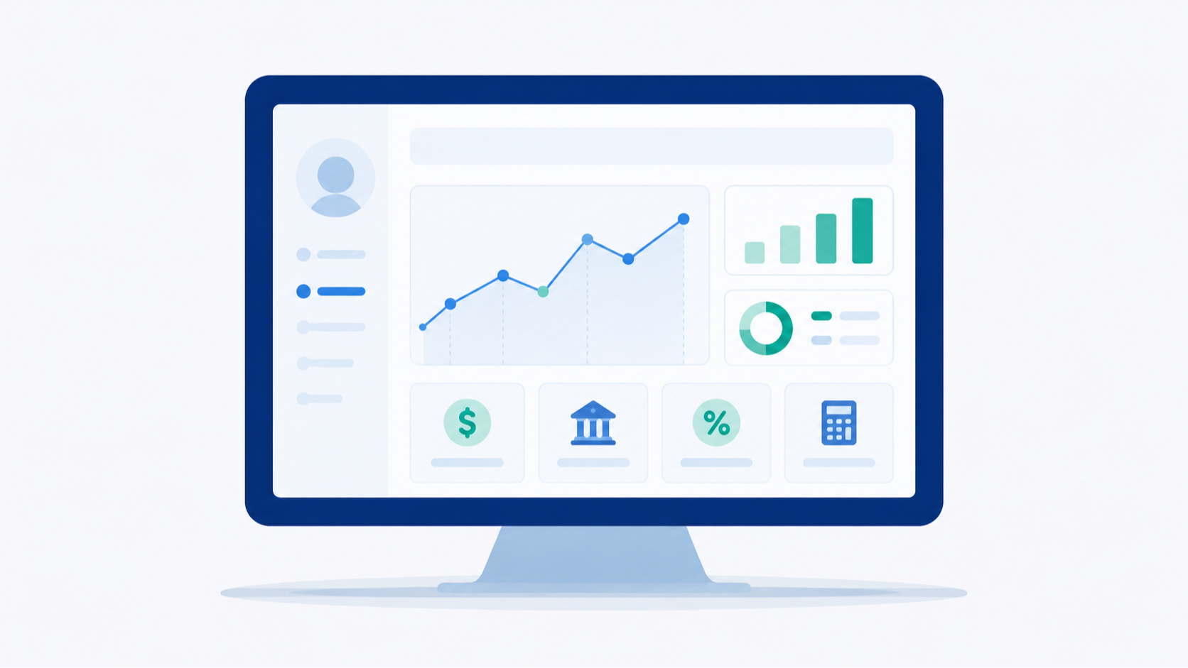 Financial intelligence illustration