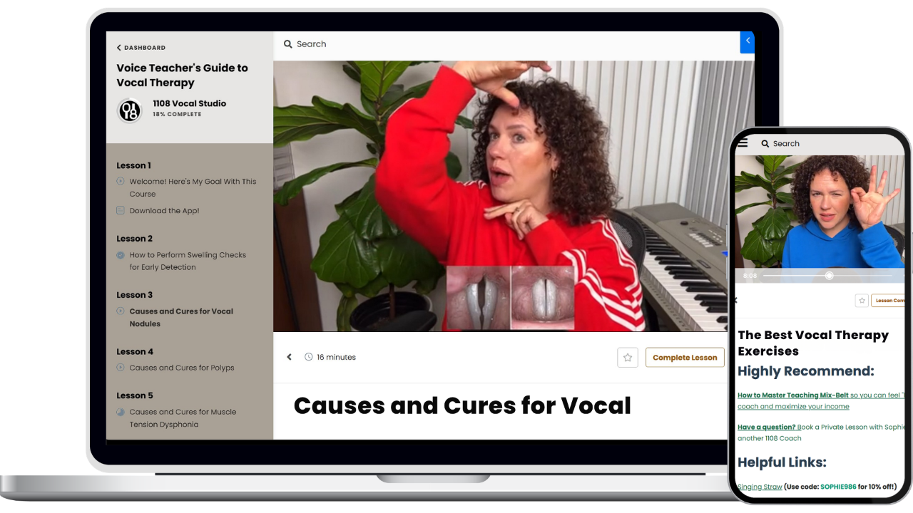 Voice Teacher’s Guide to Vocal Therapy