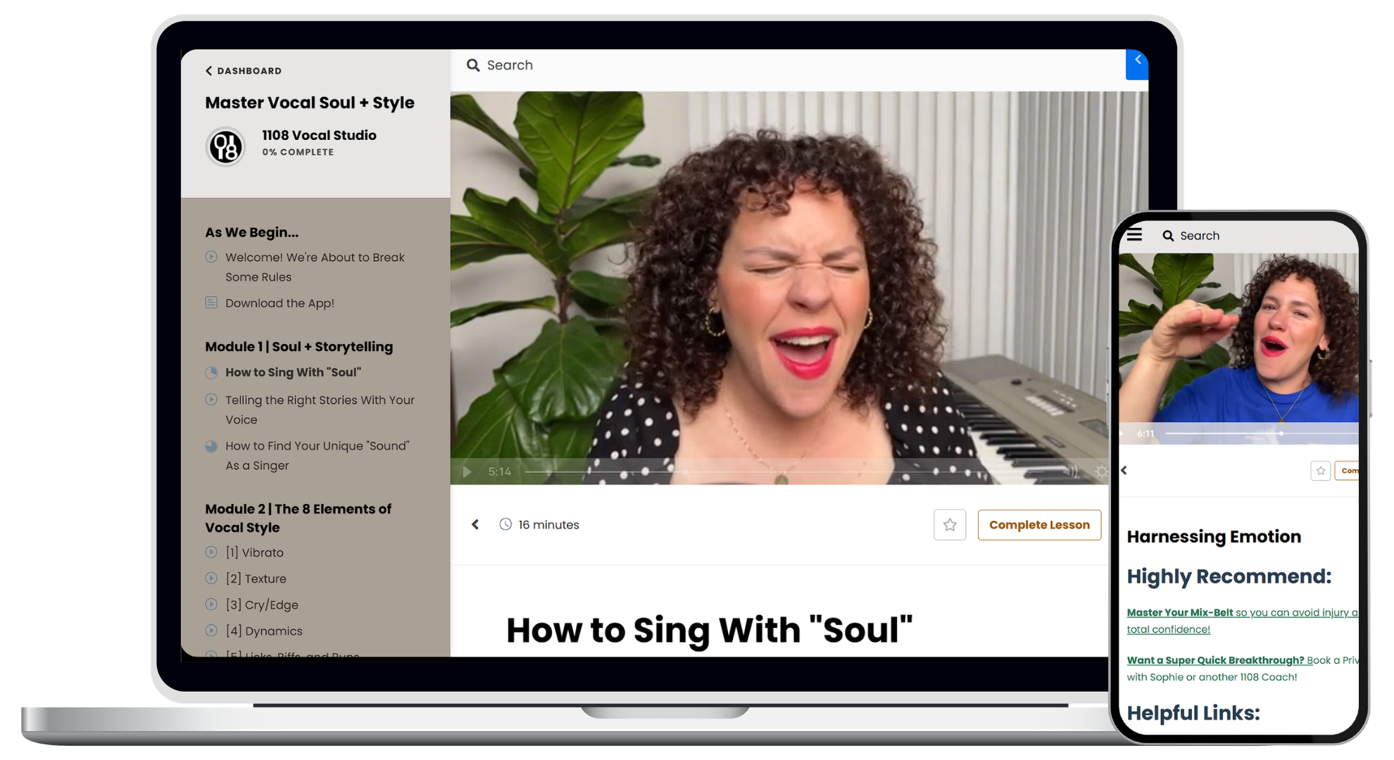Master Vocal Soul + Style for Singers