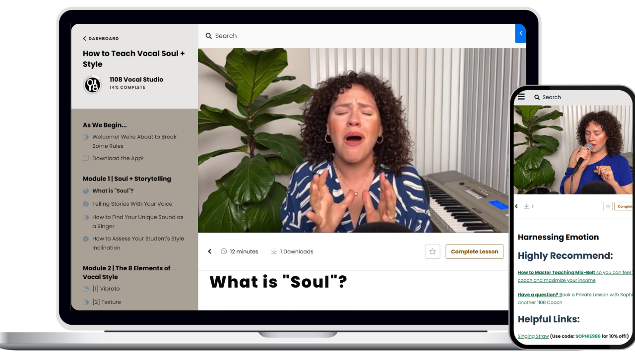 How to Teach Vocal Soul + Style