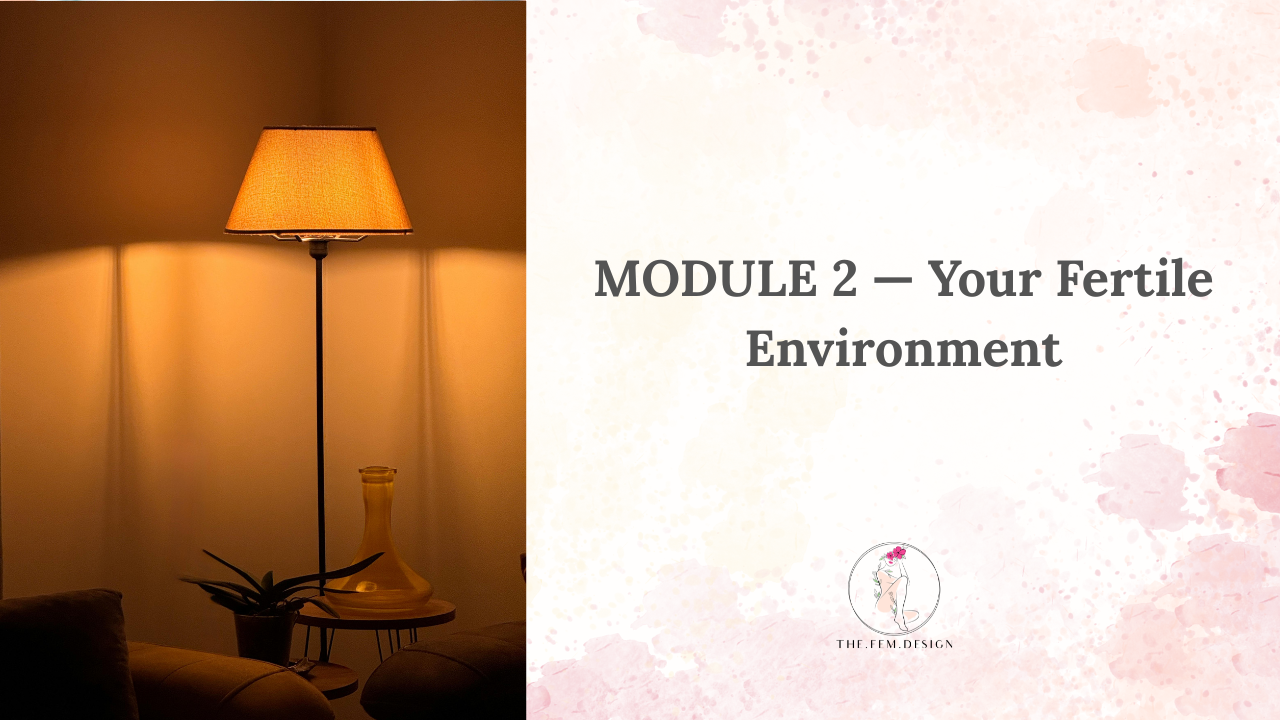 Module 2: Your Fertile Environment