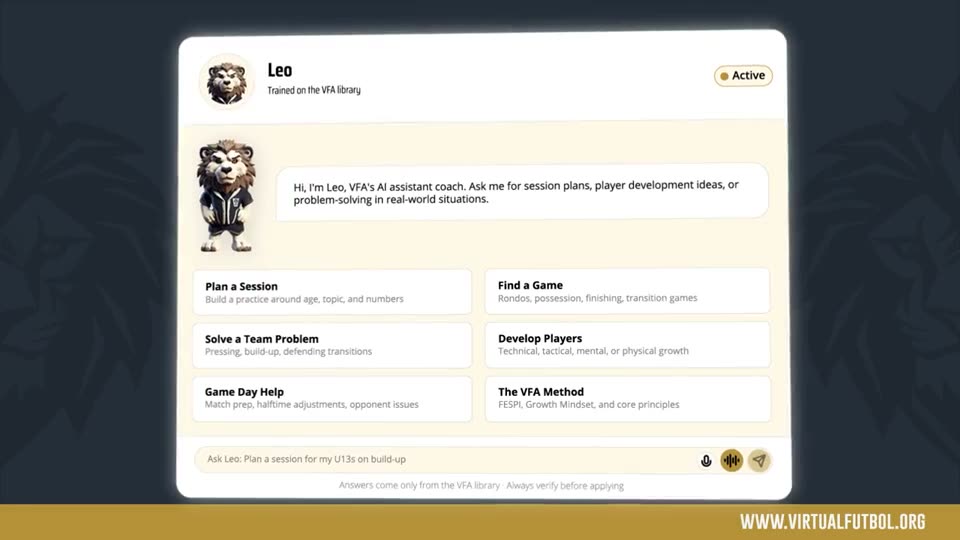 Leo coaching assistant preview