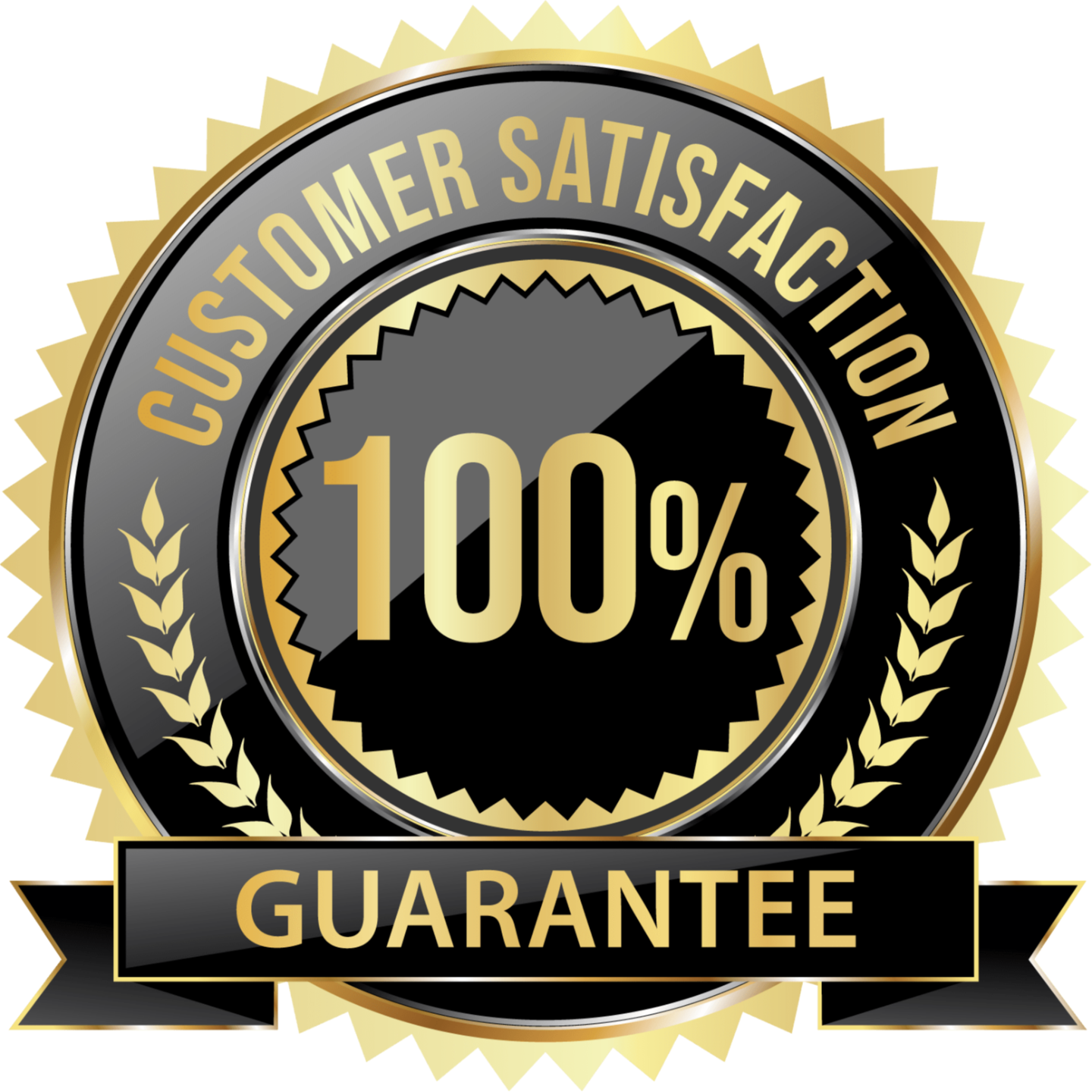 100% guarantee seal