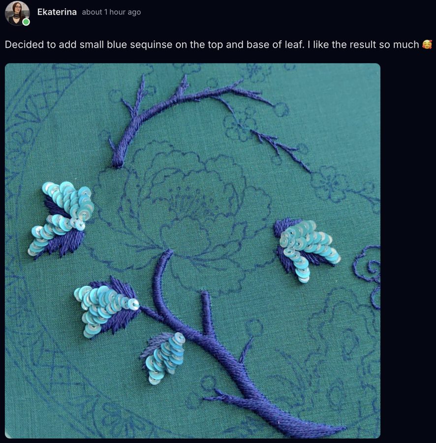 A post from inside the challenge community