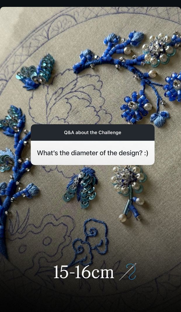 What is the diameter of the design?