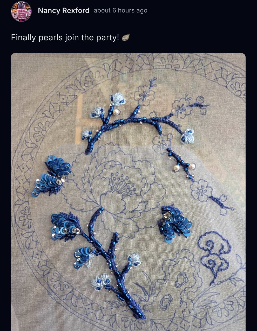 A post from inside the challenge community