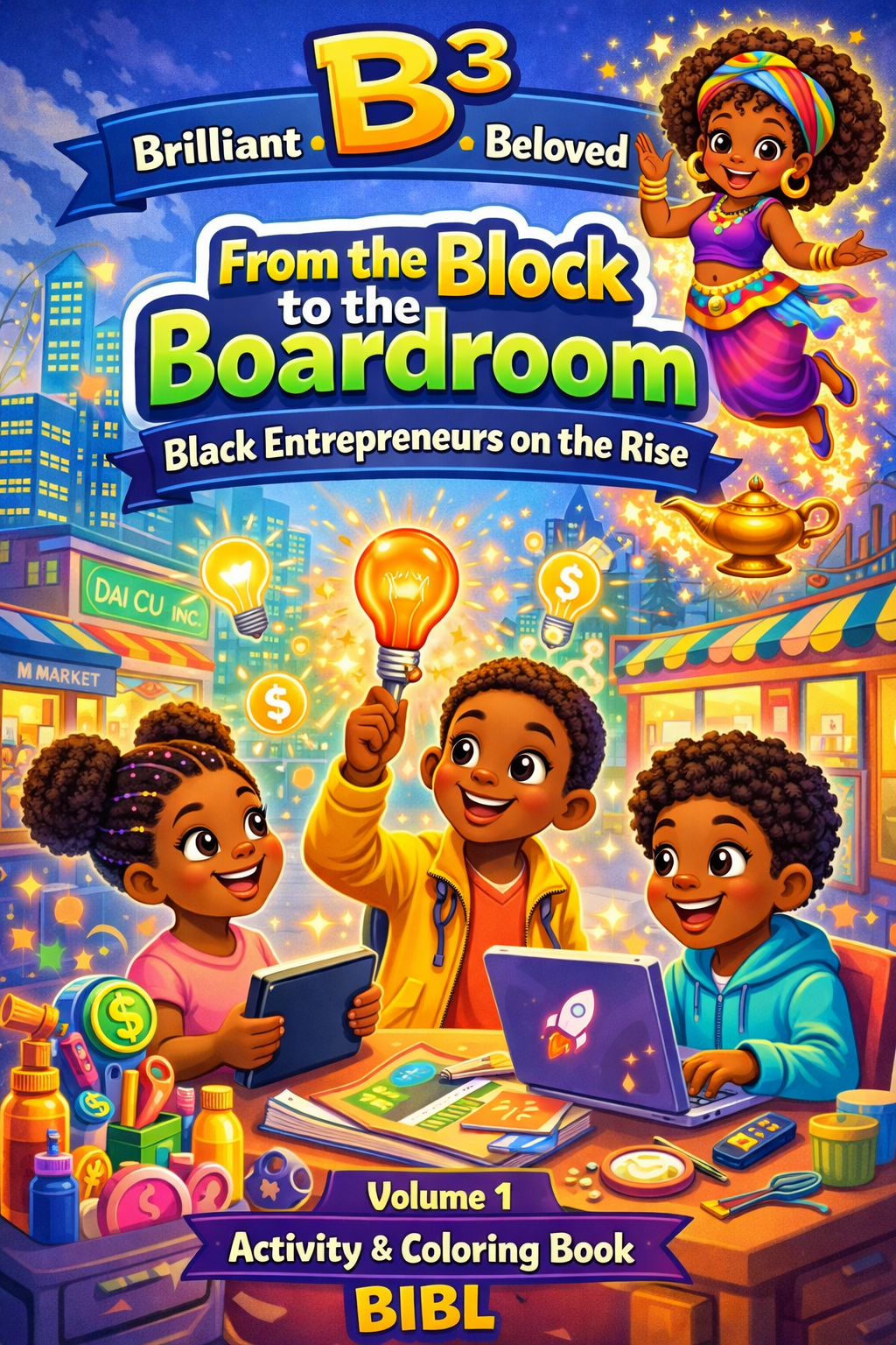 From the Block to the Boardroom activity book cover