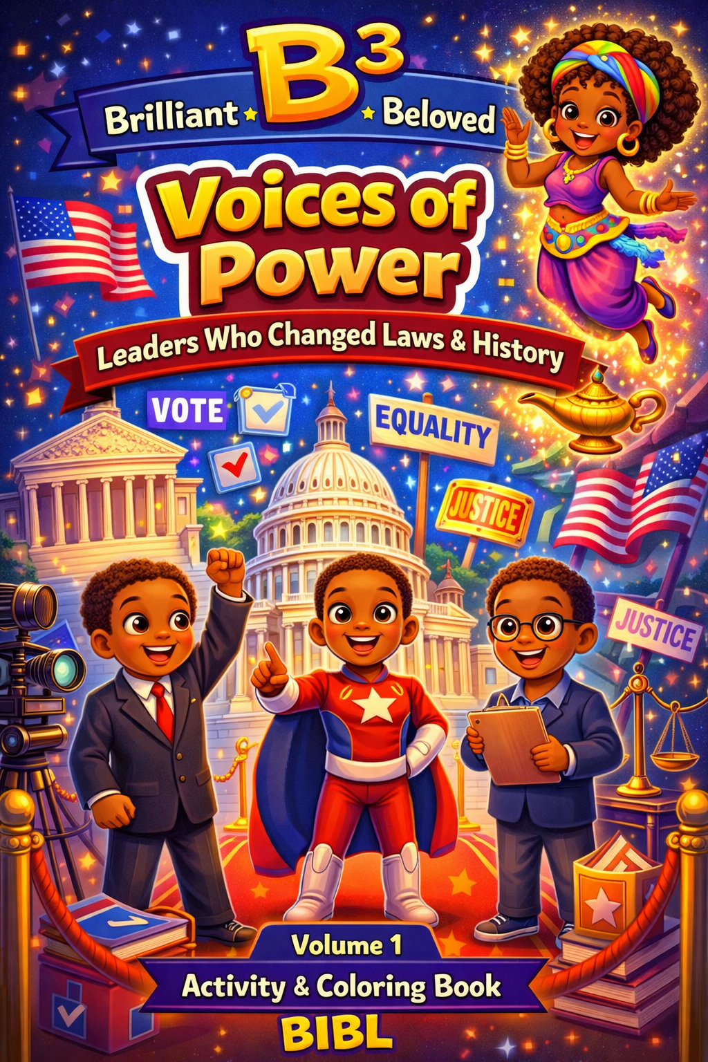 Voices of Power activity book cover