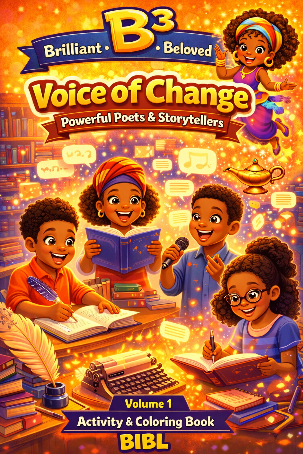 Voices of Change activity book cover