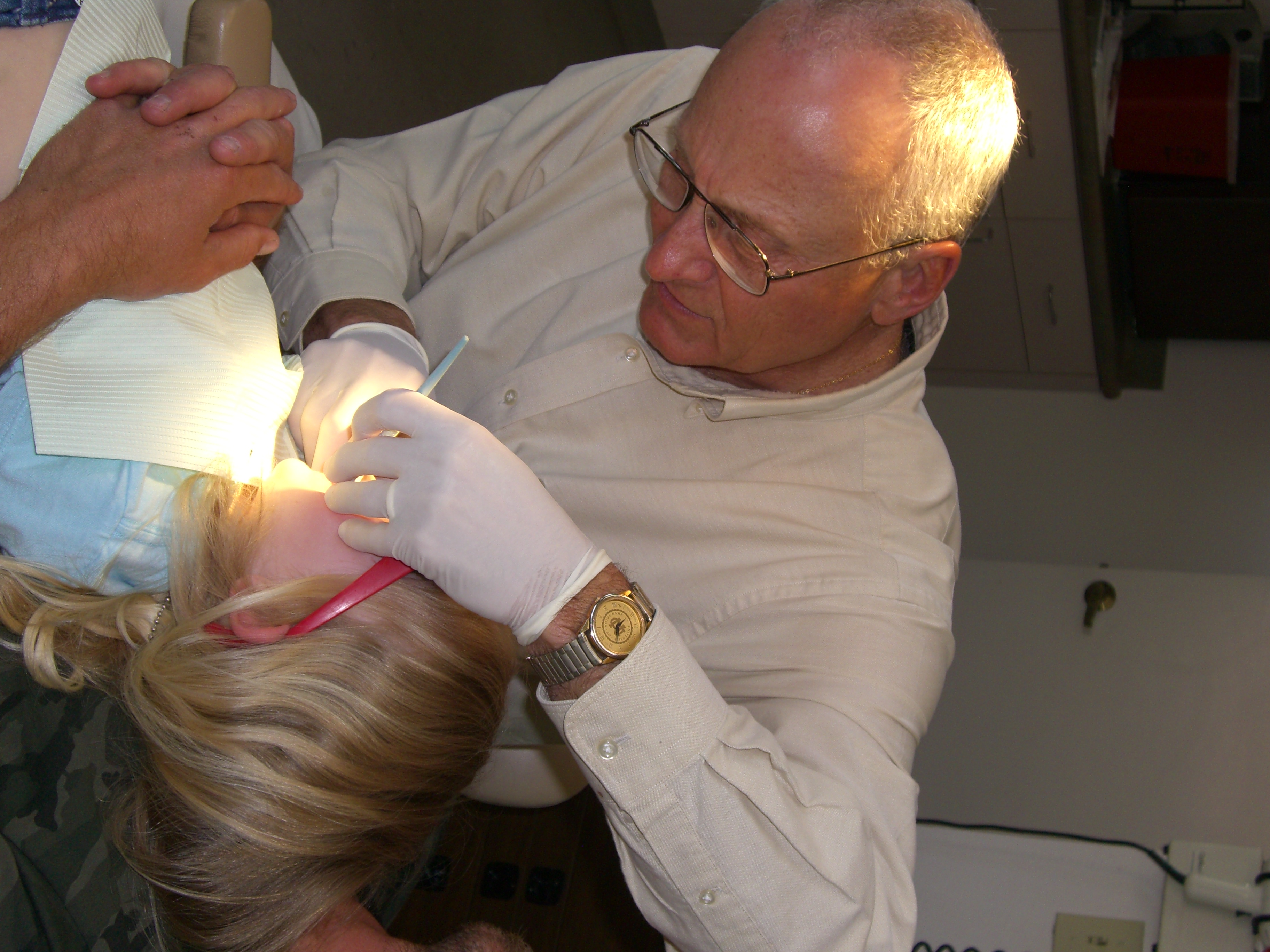 A modern family dental practice visit