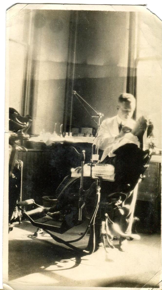 Alexis's great-grandfather's dental office