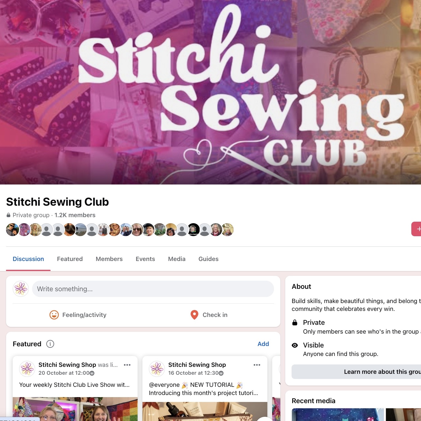 Stitchi Sewing Club community