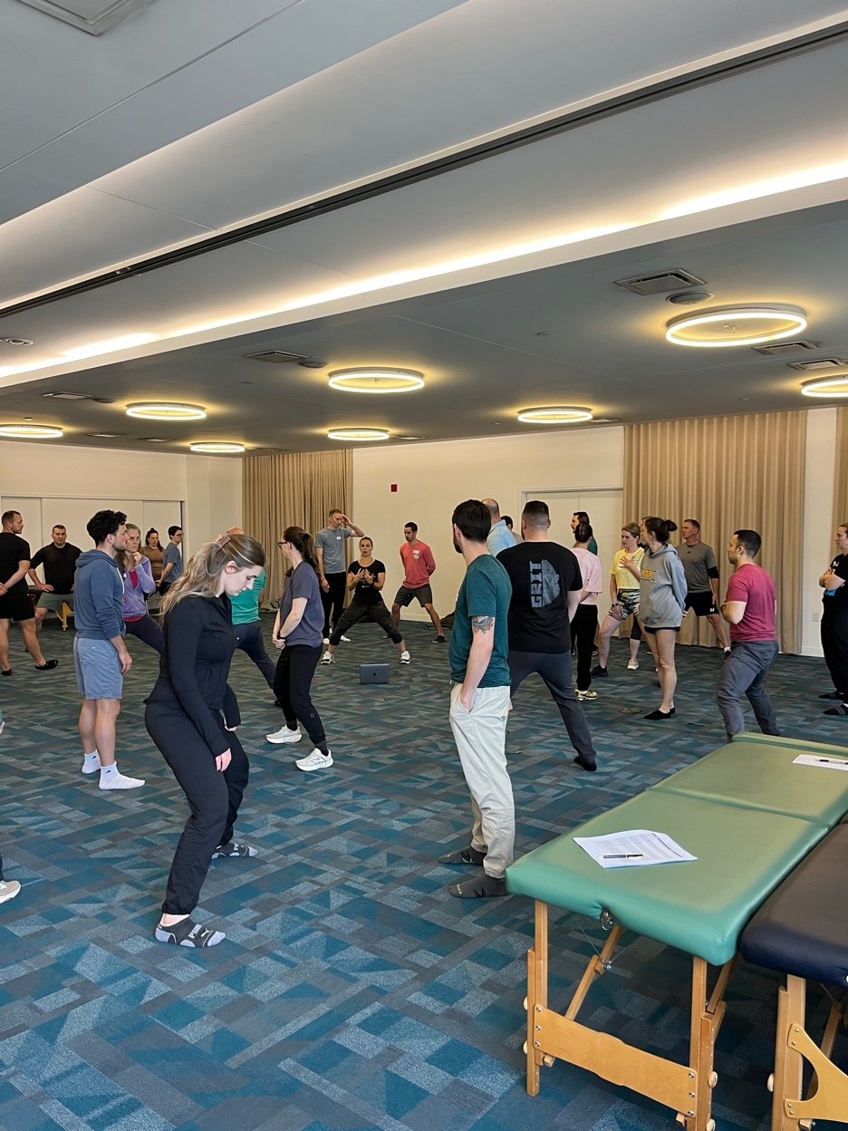 Hands-on movement assessment practice
