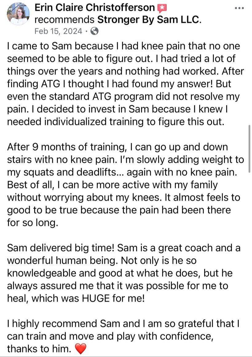 Erin's testimonial