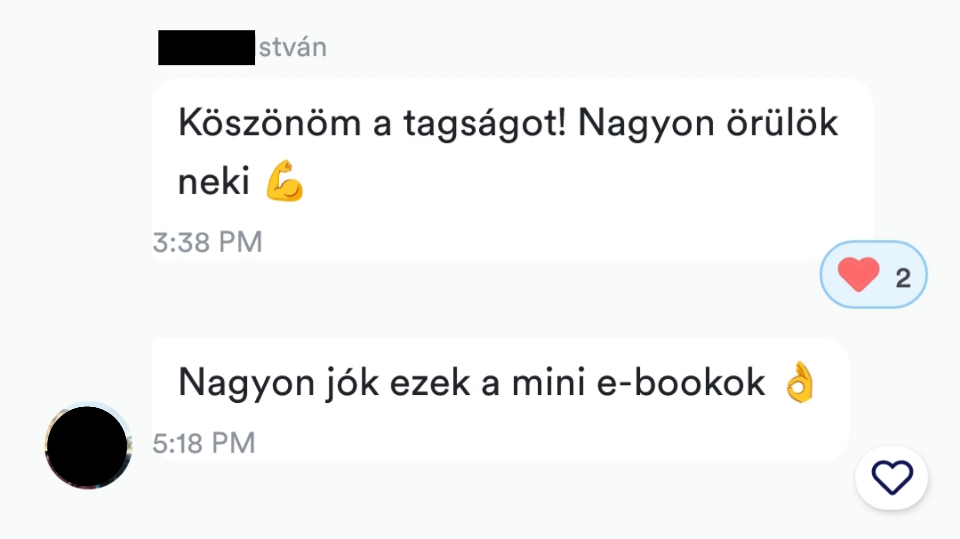 Tag visszajelzés