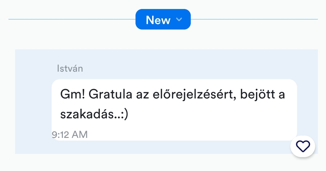 Tag visszajelzés