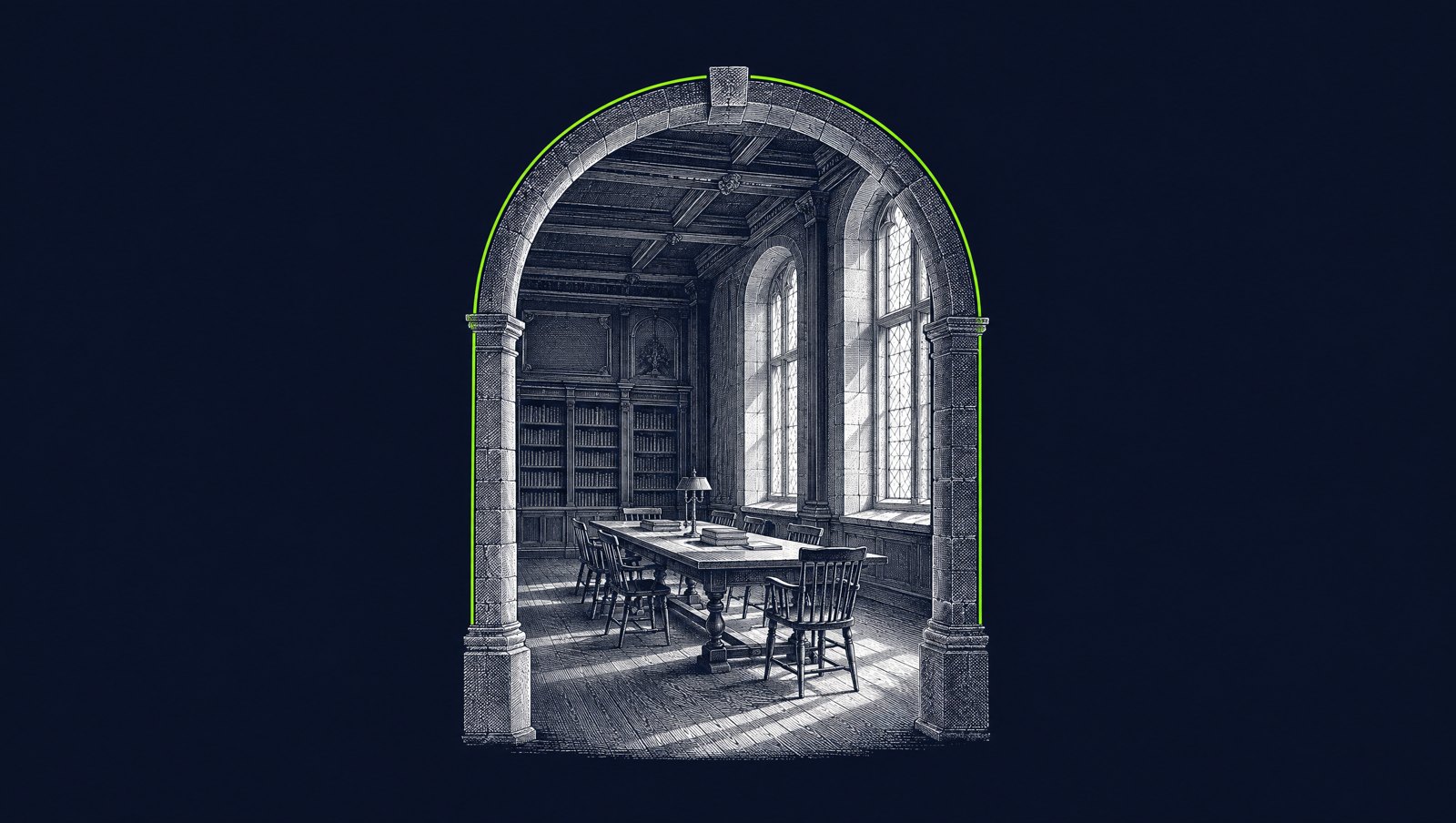 A reading room