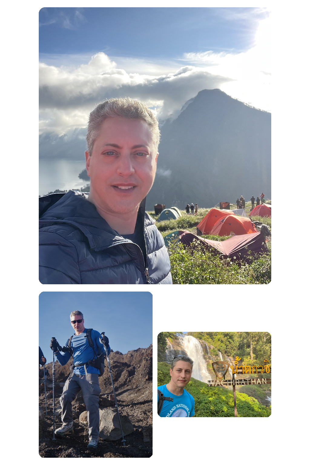 Rinjani campsite selfie
