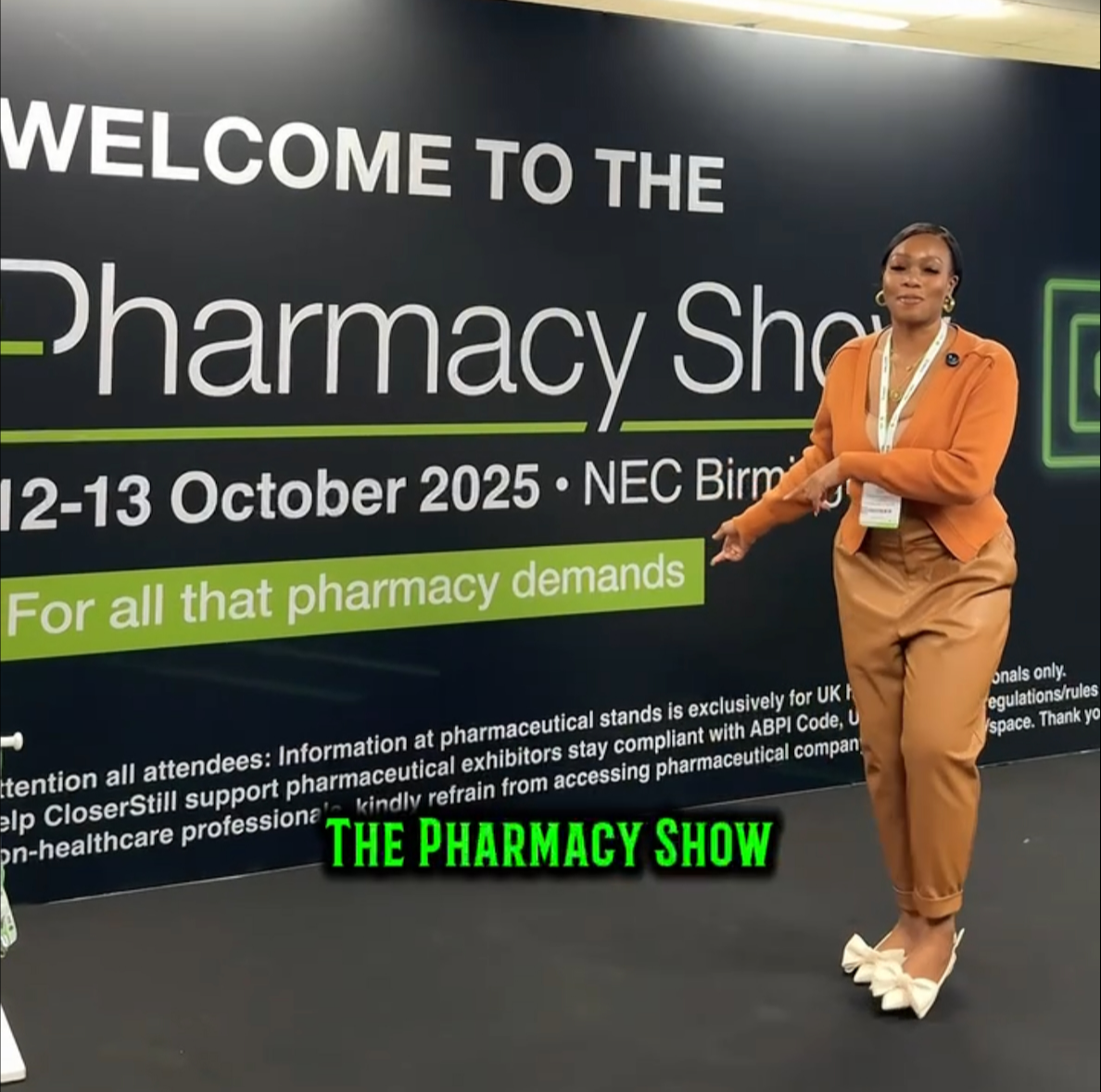 Dorothy Ogwuru at The Pharmacy Show 2025, NEC Birmingham