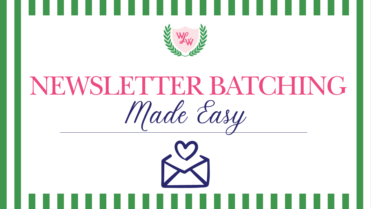 Newsletter Batching Made Easy