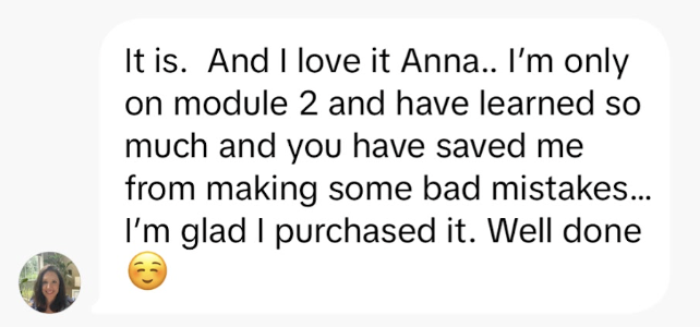 5-Star Freelancer course review from a UGC on Fiverr student