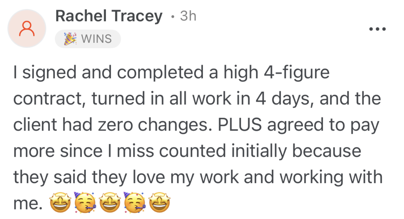 5-Star Freelancer student Fiverr brand deal — UGC creator getting hired