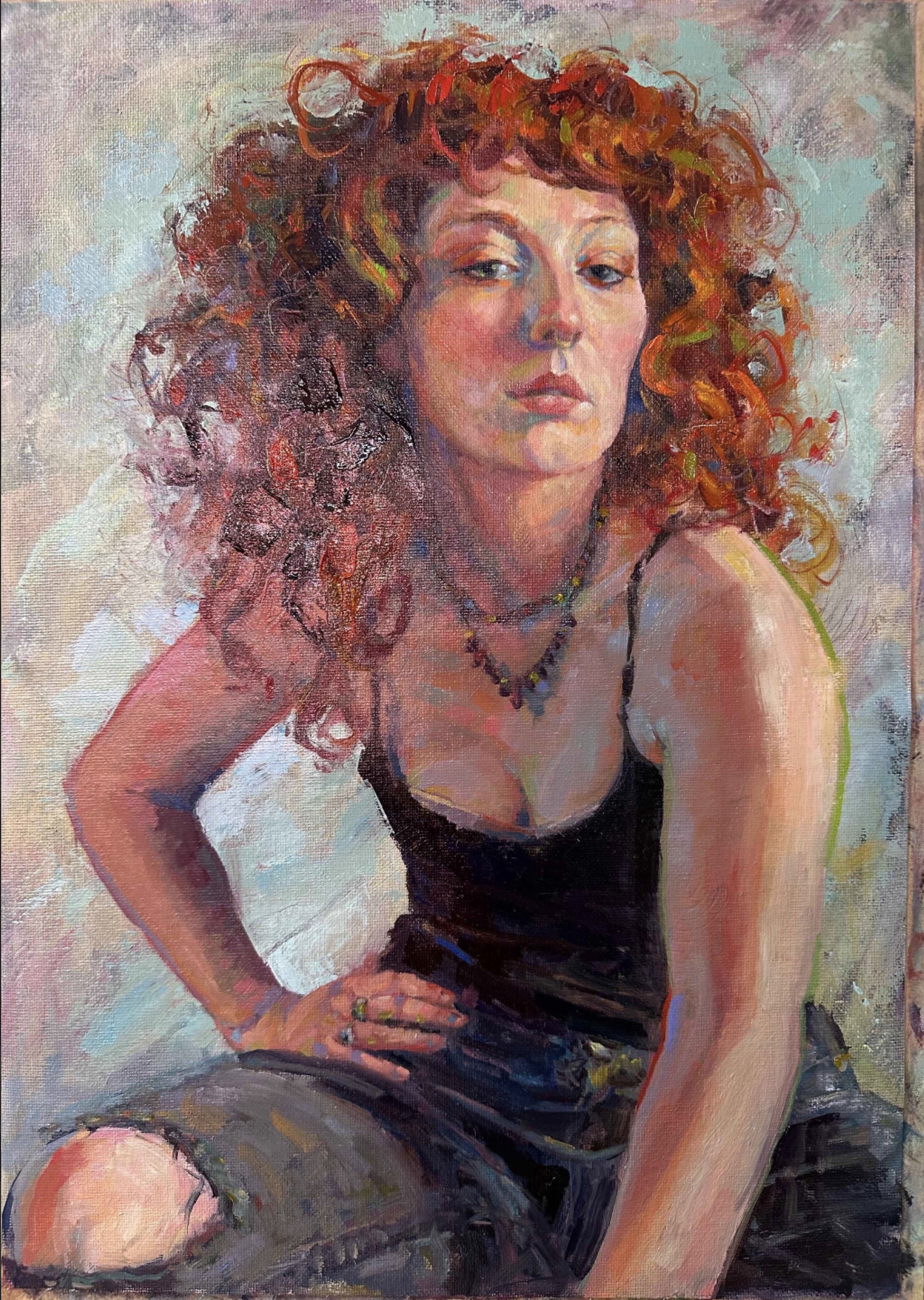 Student painting