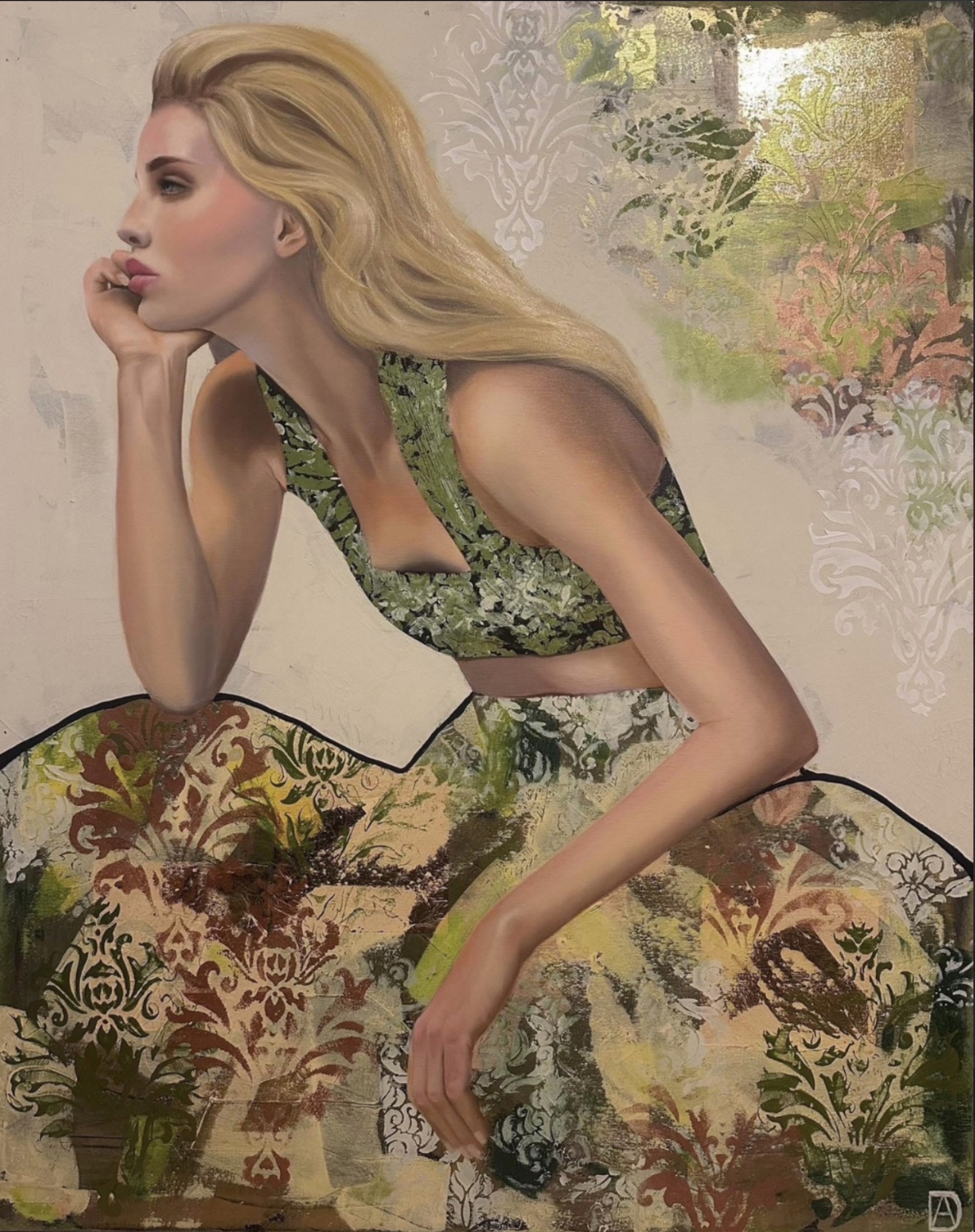 Student painting