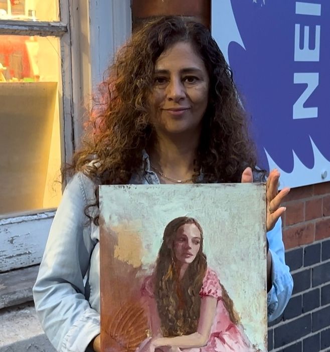 Painting by Mariam Sandhu