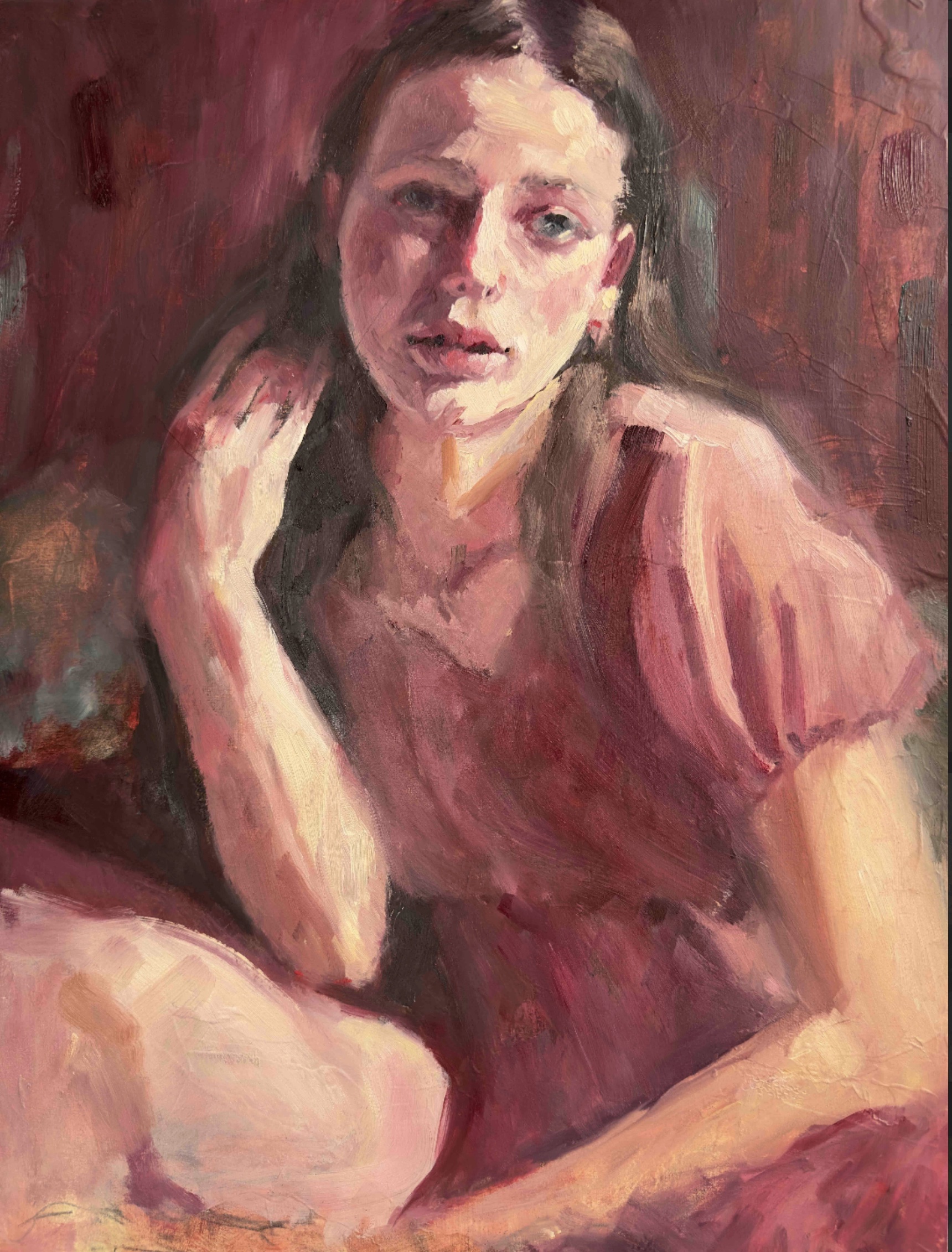 Student painting