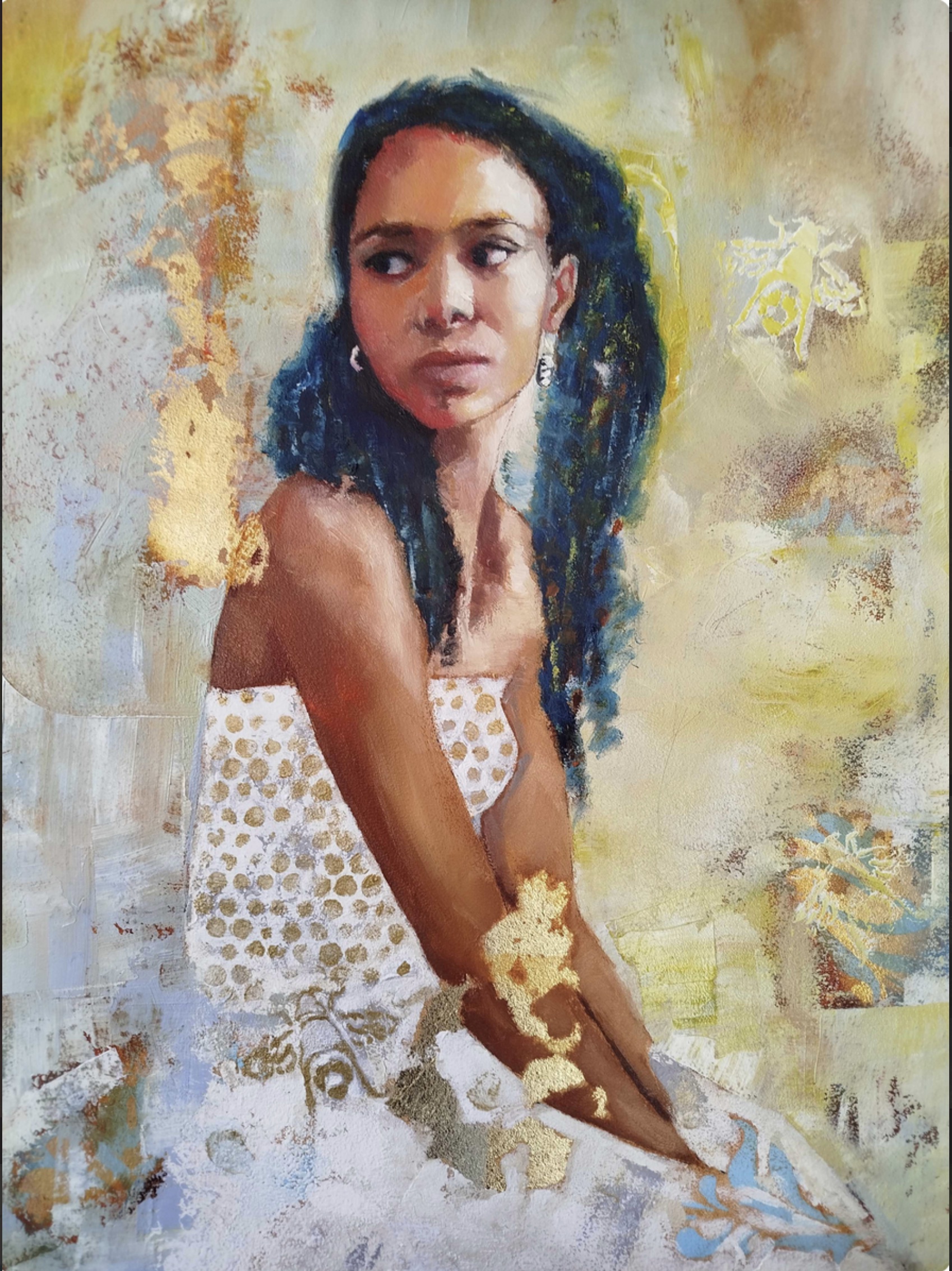 Student painting