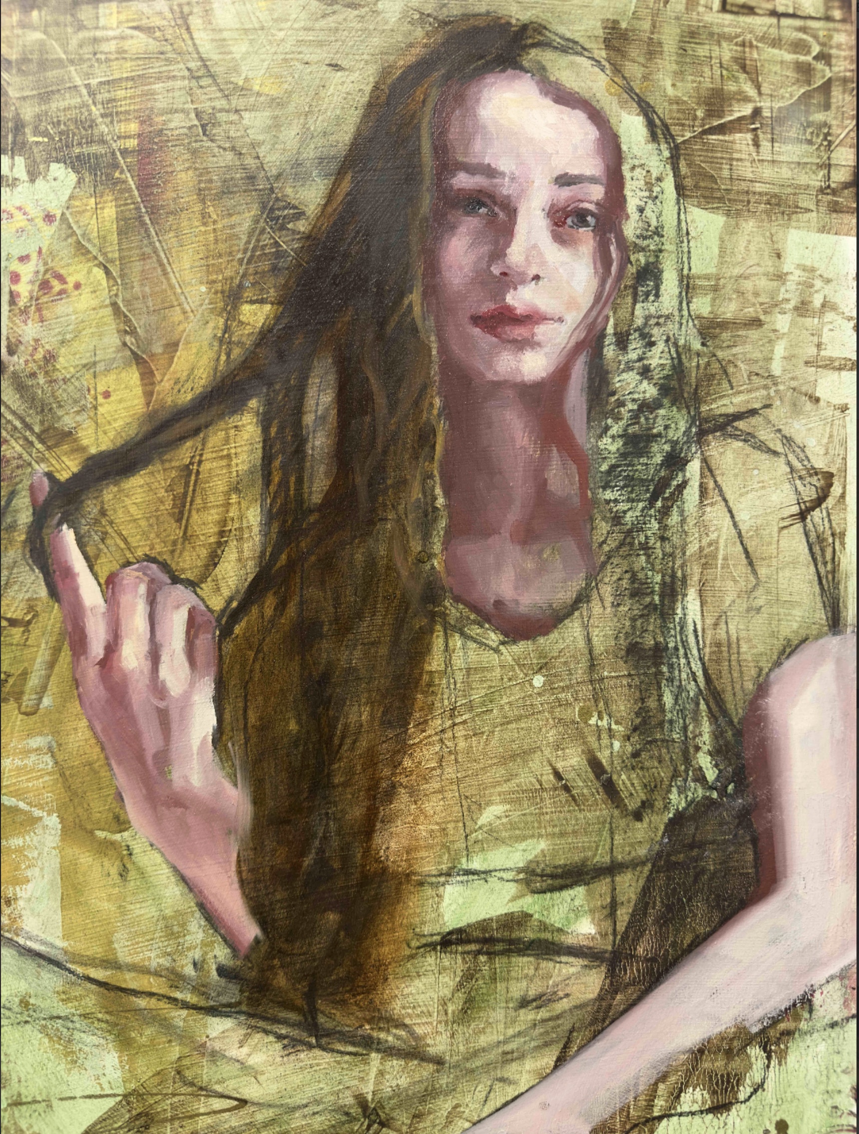 Student painting