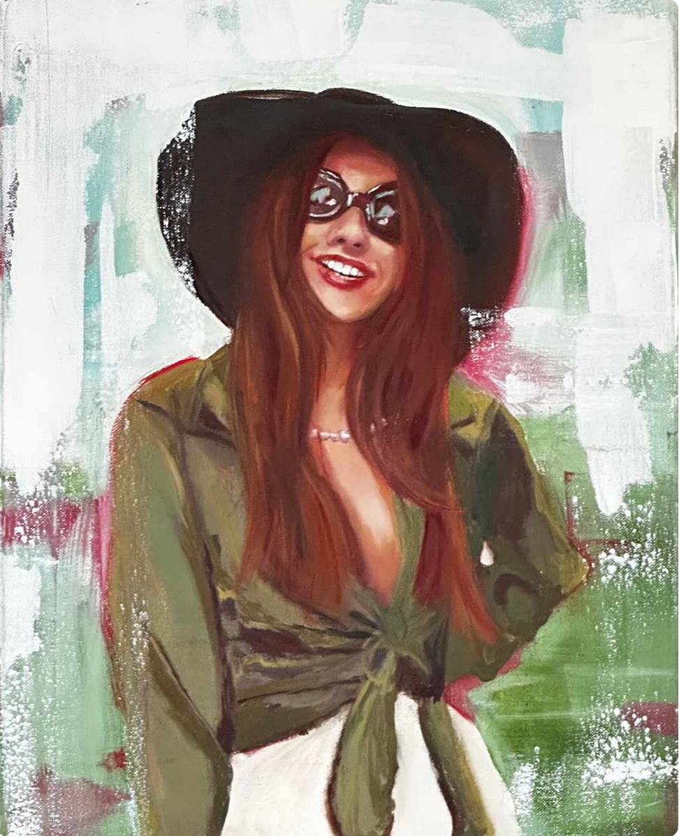 Painting by Nelly le Comte