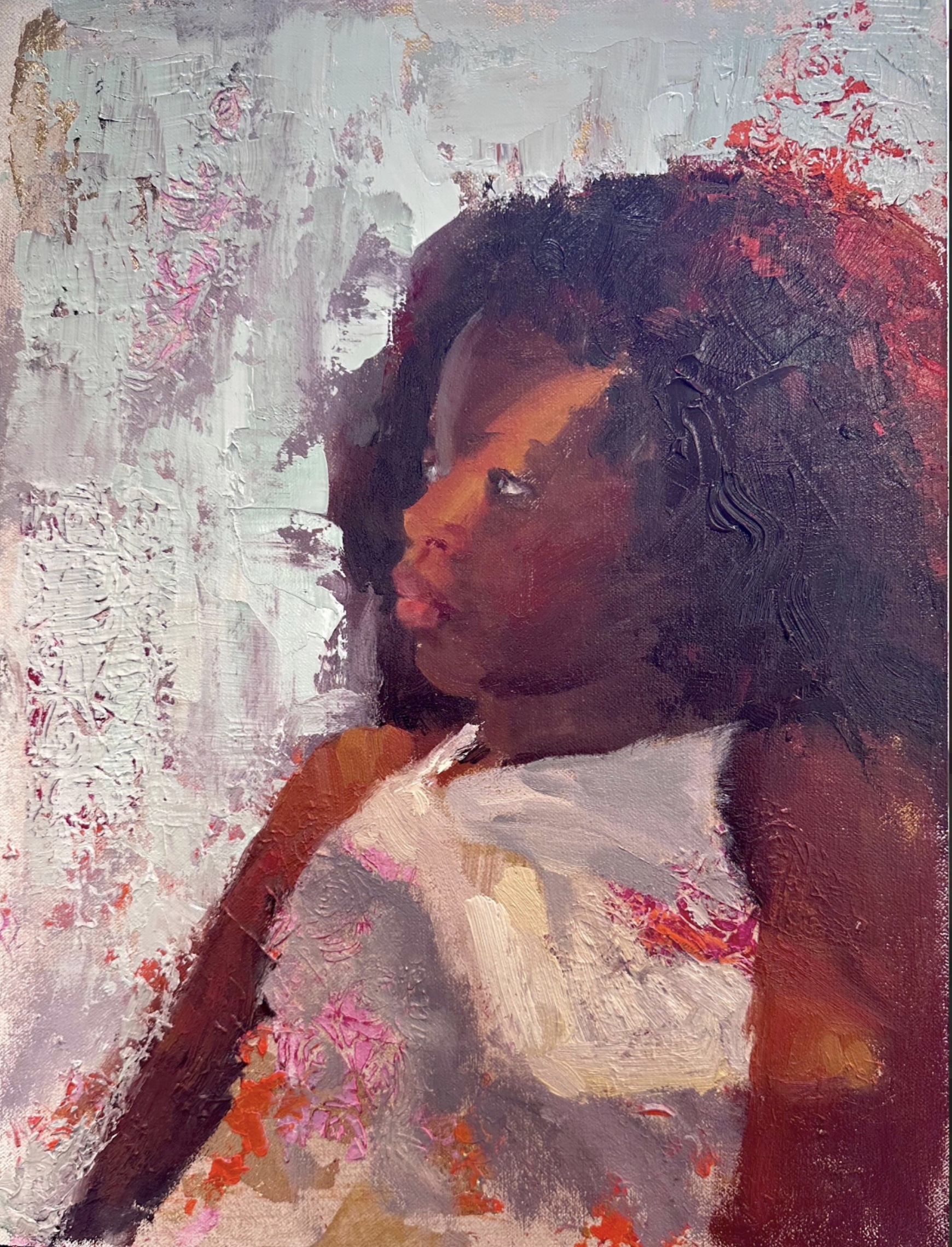 Student painting