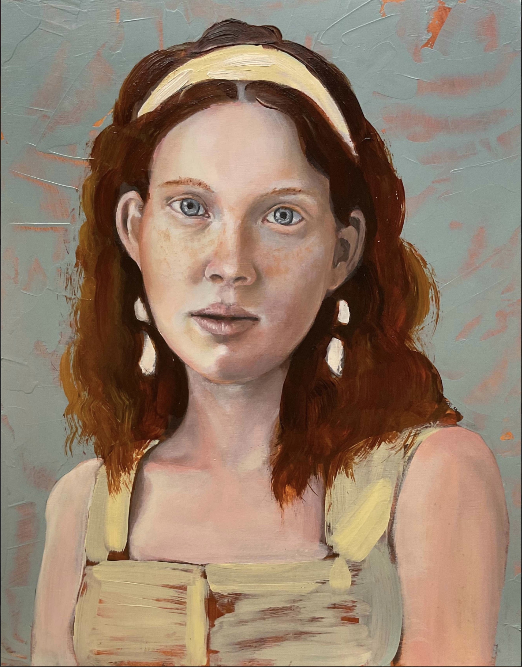 Student painting