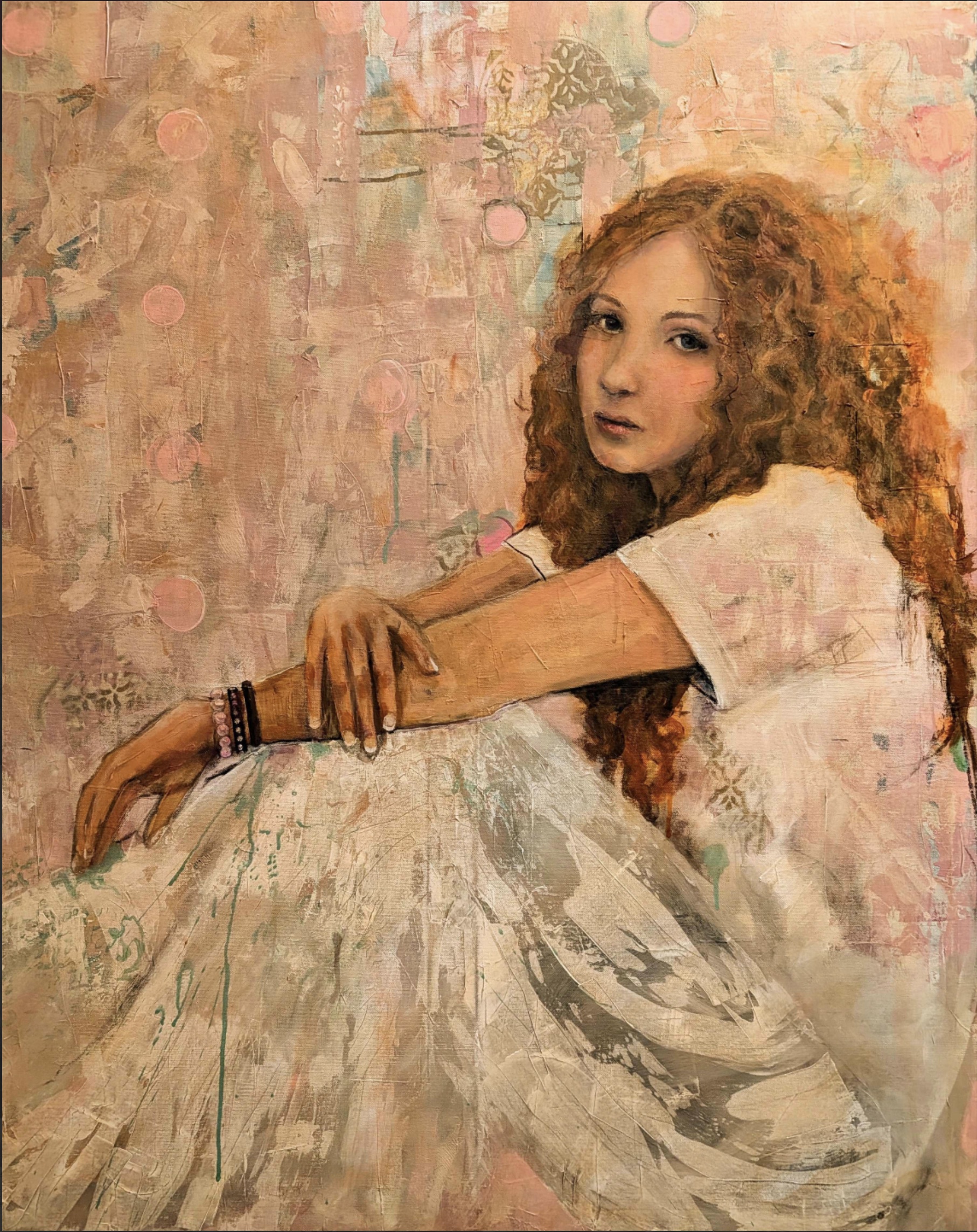 Student painting