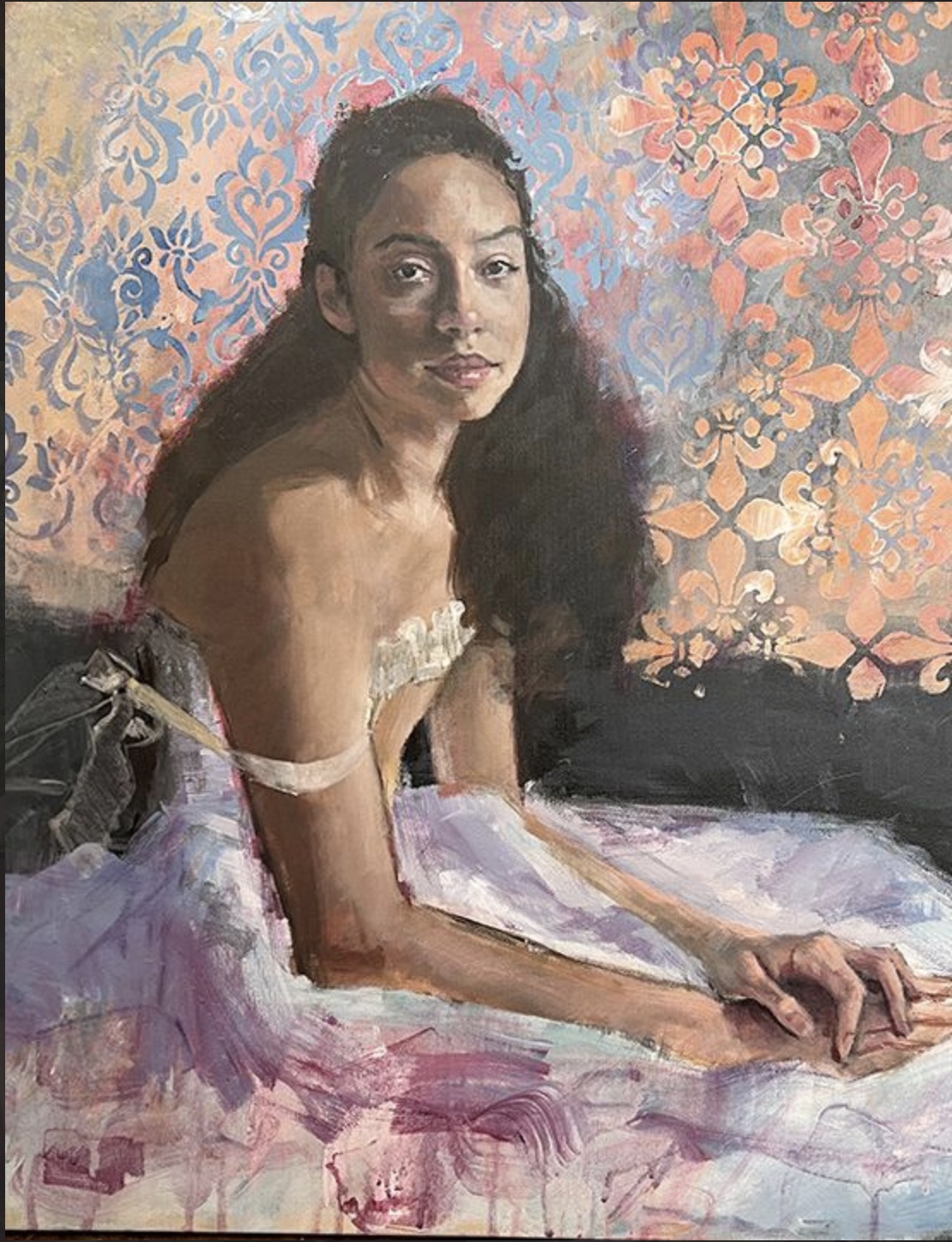 Student painting