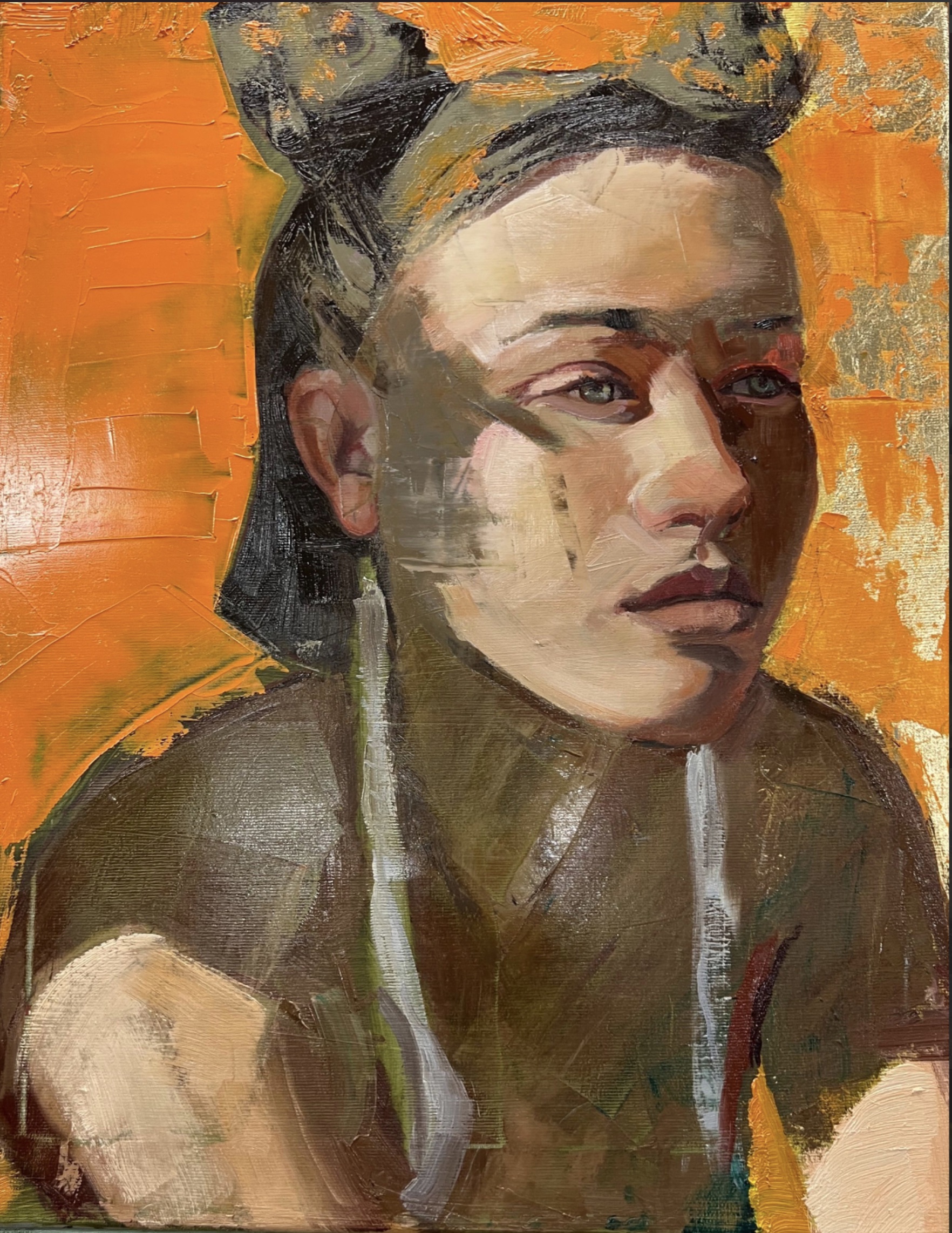 Student painting