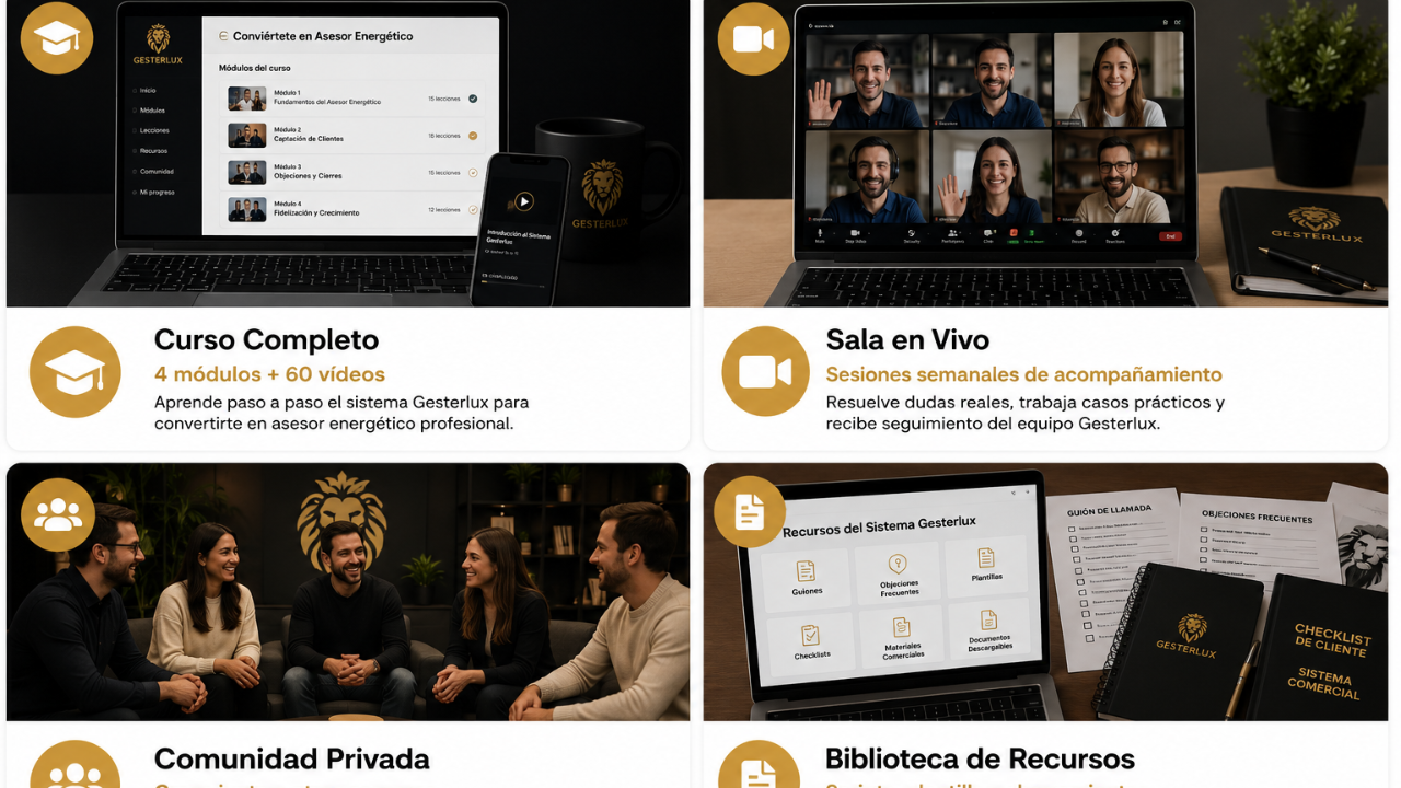 4 pilares Membresía GesterLux