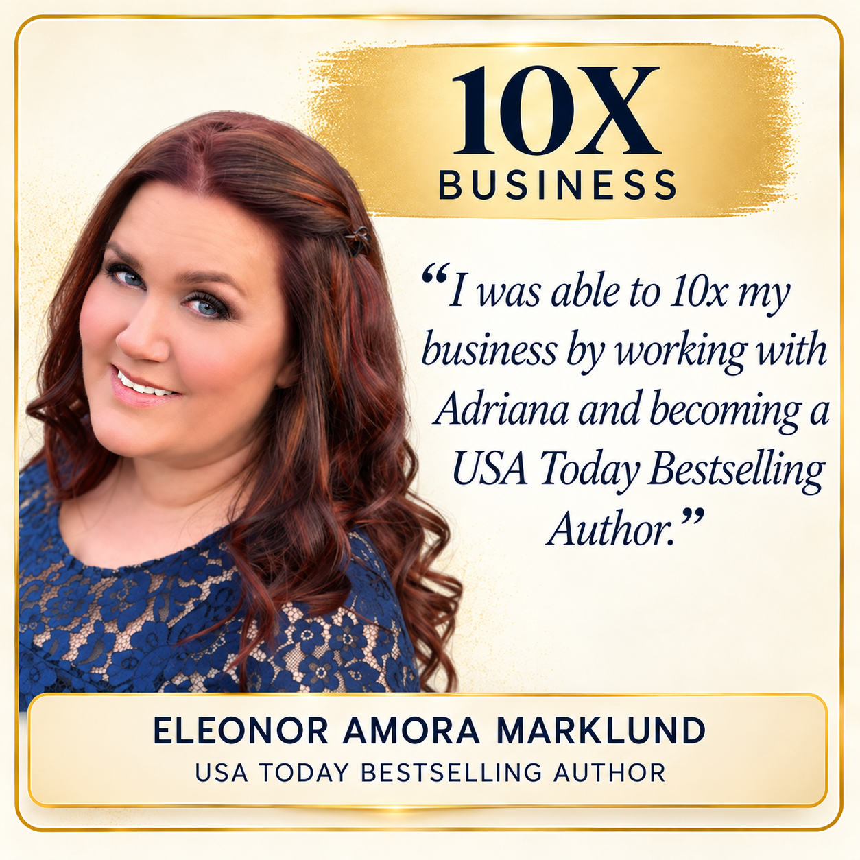 Eleonor Amora Marklund testimonial