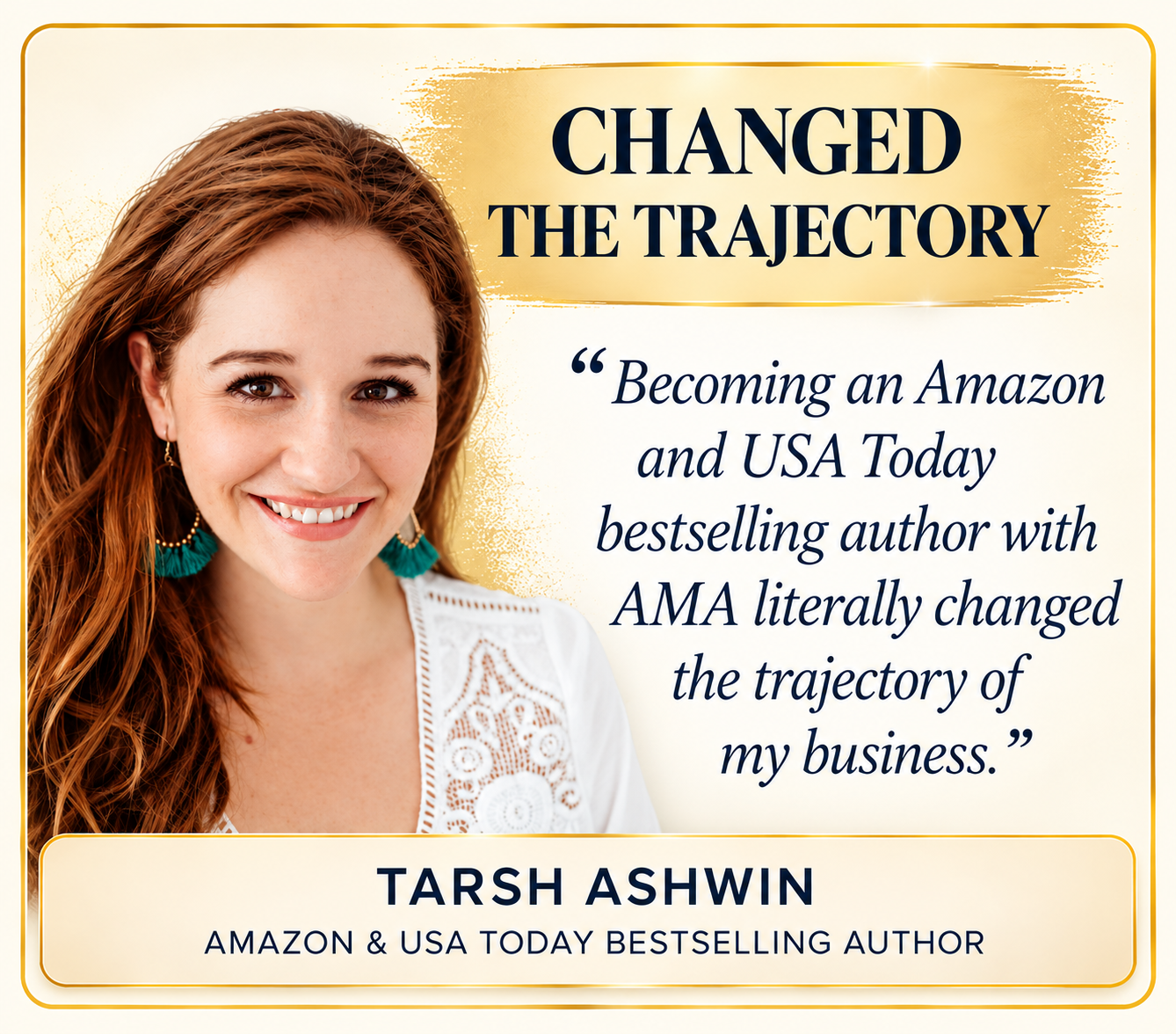 Tarsh Ashwin testimonial
