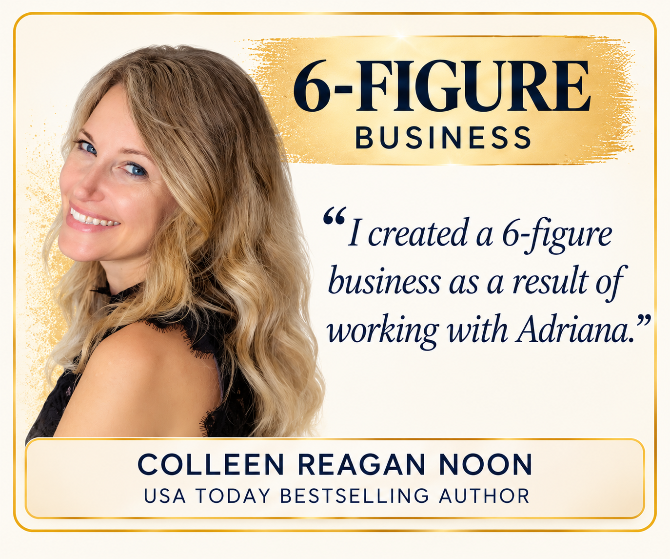 Colleen Reagan Noon testimonial