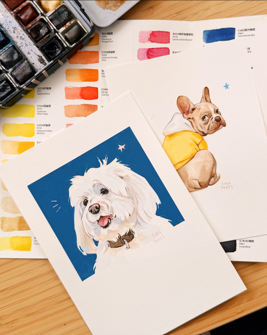 Painting Animals in Their Environment