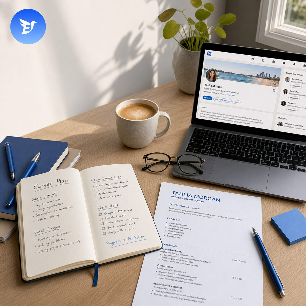 Resume, cover letter and LinkedIn profile working together as one professional first impression
